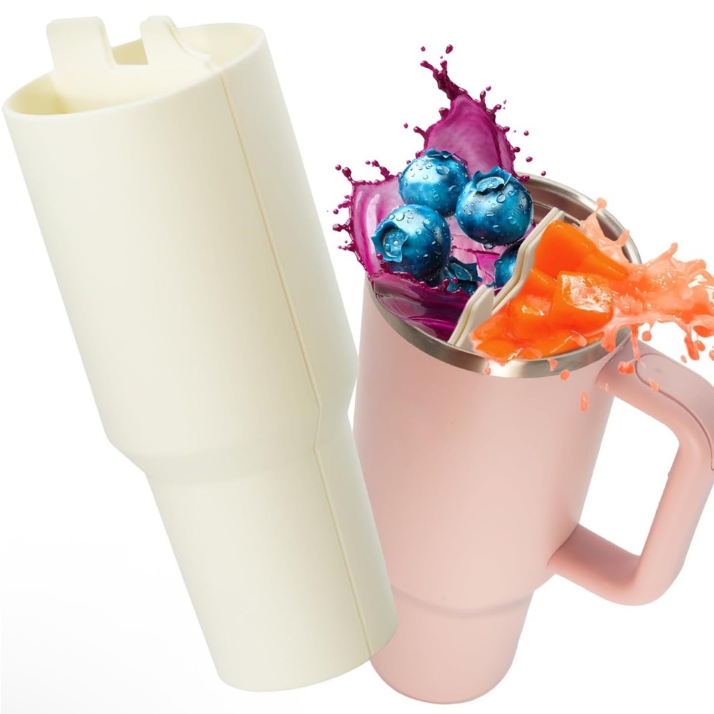 2 drinks 1 cup Cream Drink Divider for Stanley Tumbler